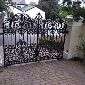 Wrought Iron Swing Gate